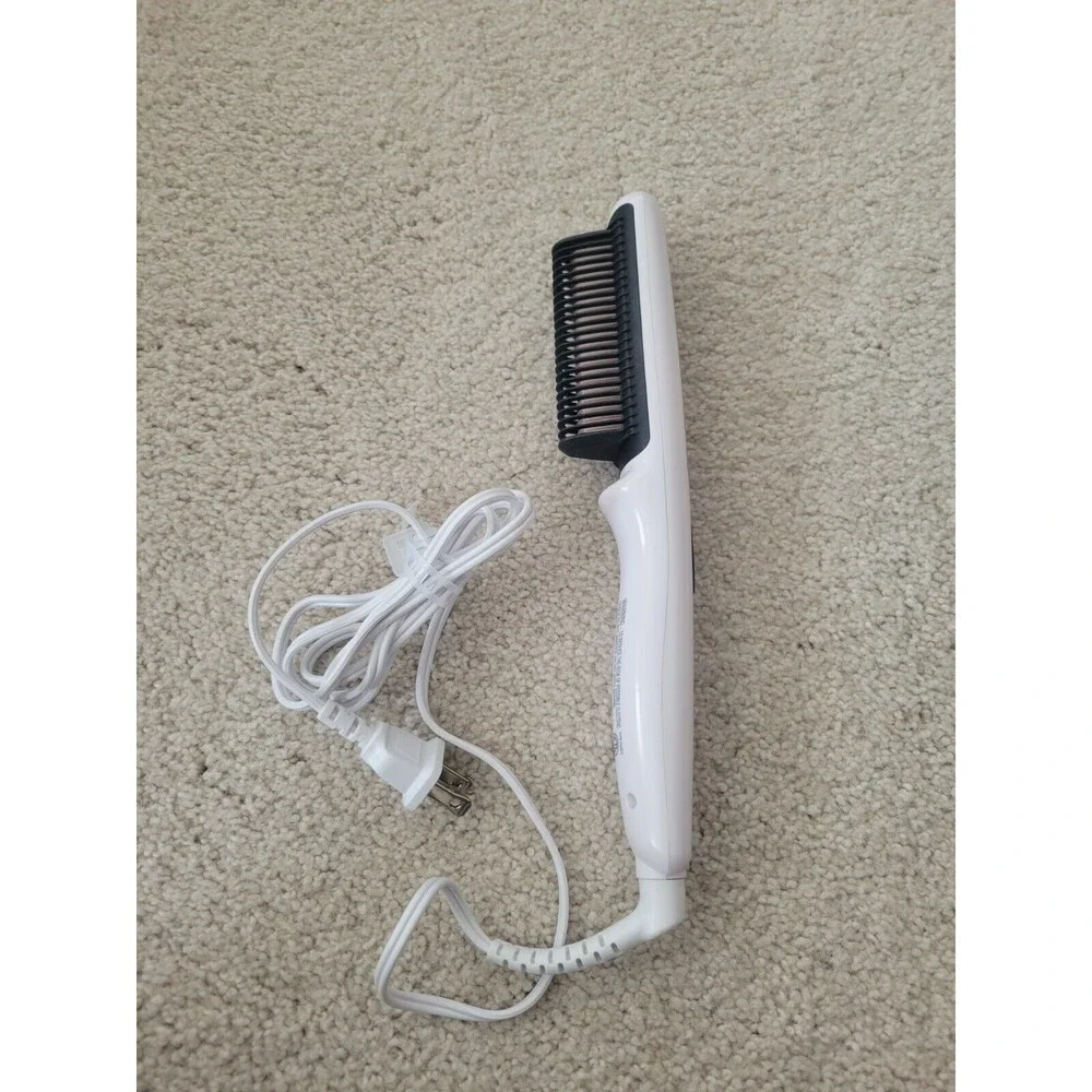 New Conair Double Ceramic Heated Straight Brush Upto 400F Antiscald Heated Plate